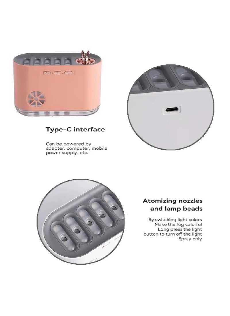 QAWACHH - Qawachh Dynamic Sound Pickup Aromatherapy Humidifier Essential Oil Mute Fog Volume USB Aroma Diffusers for Office Home - Image 1