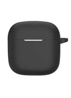 Generic Silicone Case Compatible with Huawei Freebuds SE 2 Earbuds, Soft Silicone Protective Case Cover, Shockproof Sleeve with Carabiner (Black)  - Image 3