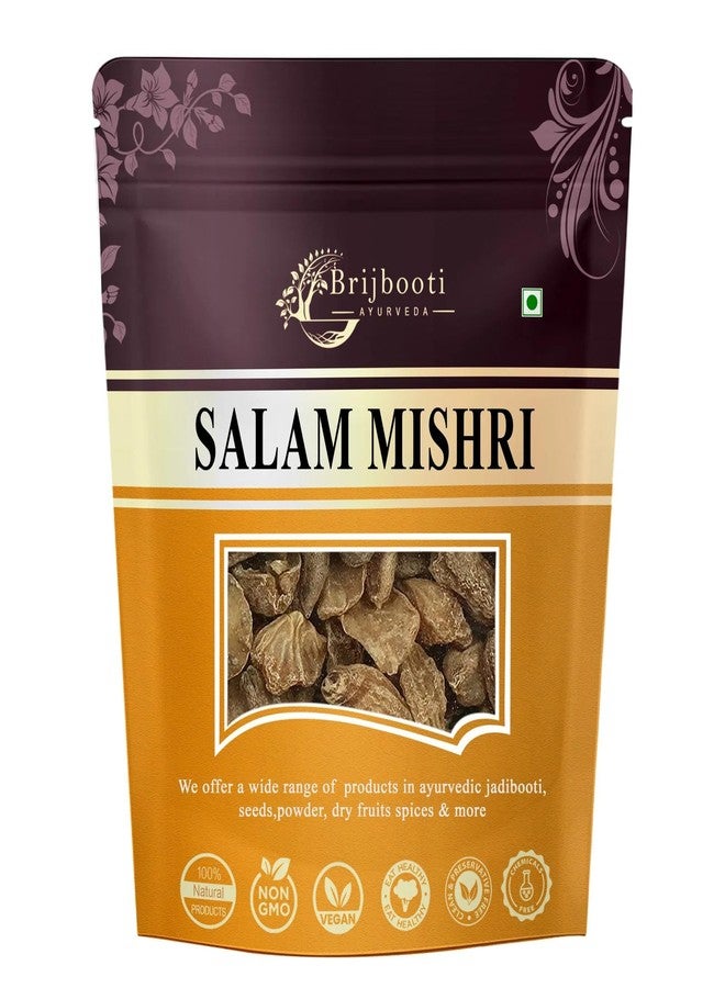 Brijbooti Pure Salab Mishri - 10g | Salam Mishri | Natural & Raw Dried Roots | Orchid Latifolia | Salap Mishri - Image 1