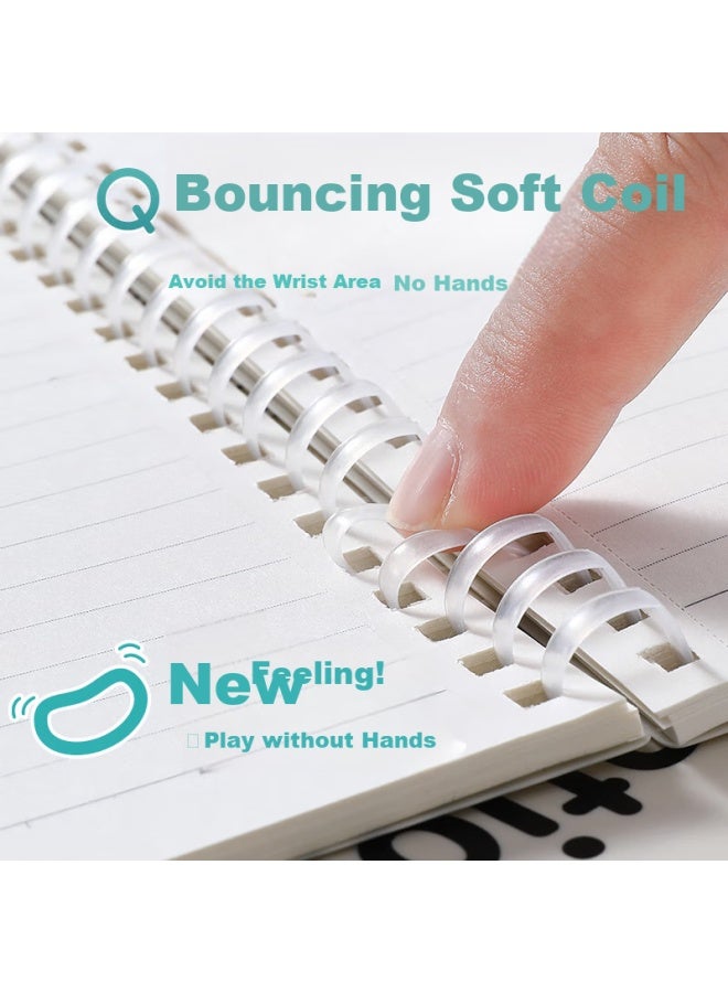 Wengu B5/80 Sheets Non-sticky Gradient Color Spiral Notebook High Value Exquisite Advanced Feeling Postgraduate Notebook Student High Value Stationery Sxq-010 (b5) Green - Image 1