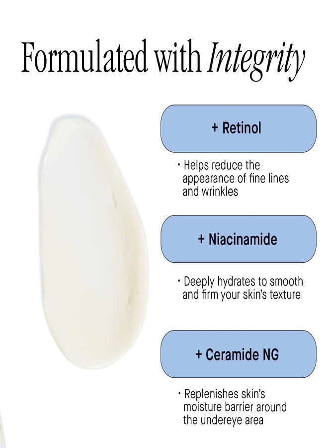 Brandefy Retinol + Niacinamide Anti-Aging Eye Serum - Under Eye Cream for Dark Circles and Wrinkles - Peptide, Caffeine, Vitamin C E Eye Cream - Made in The USA (O.5 Oz) - Image 3