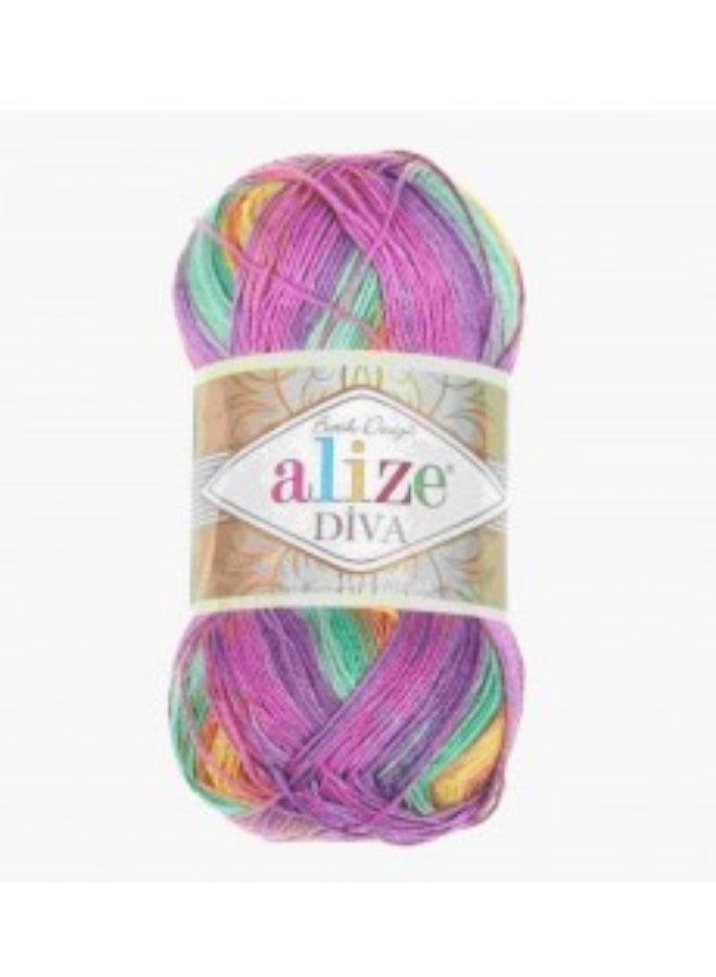 أليز ديفا باتيك الوان  5509 - 5 حبات