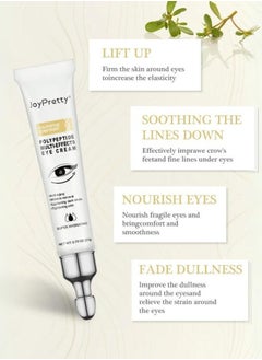 JoyPretty Polypeptide Multi Effects Eye Cream Reduce Puffiness Super Hydrating Moisturizing Peptide Eye Cream Anti Aging Anti Wrinkle Lightening Dark Circles Tightening Skin Eye Cream 20g  - Image 4