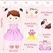 deAO Soft Baby Doll 17 Inch Baby Doll Set with 2 DressesMirror and Comb My First Baby Dolls Christmas Birthday Plush Toys Gift for Toddler Girls - Image 4