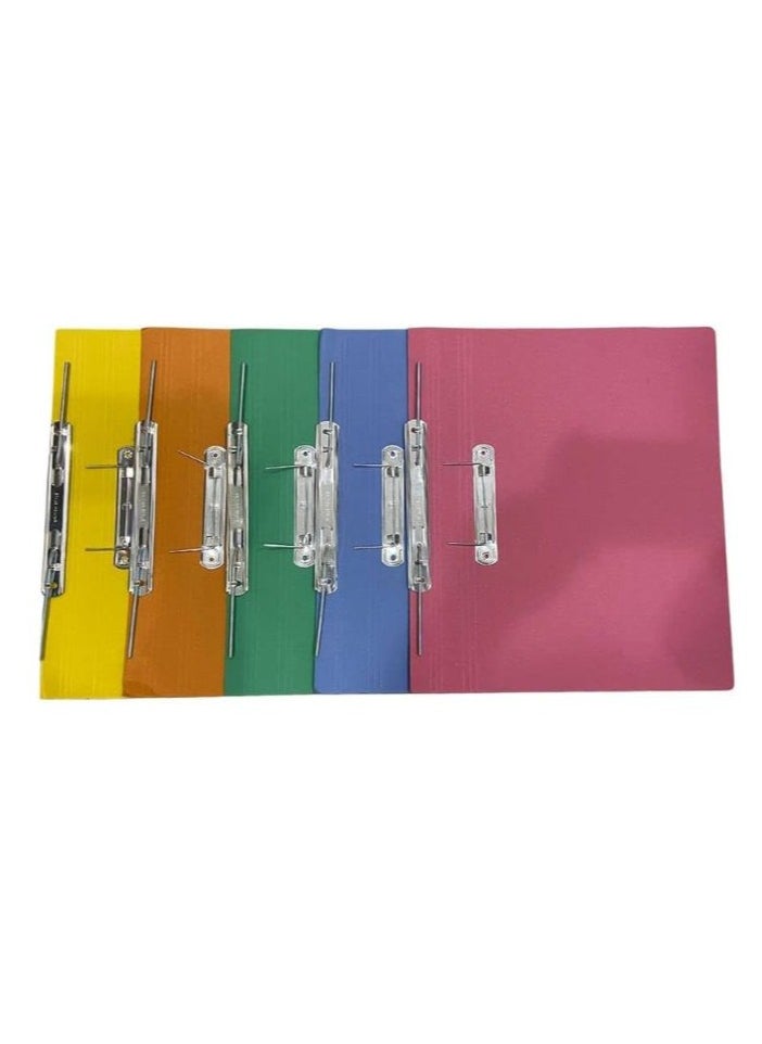 Generic - Spring File Folder for A4 Documents Filing - 20 Pcs Pack MULTIOLOUR - Image 1