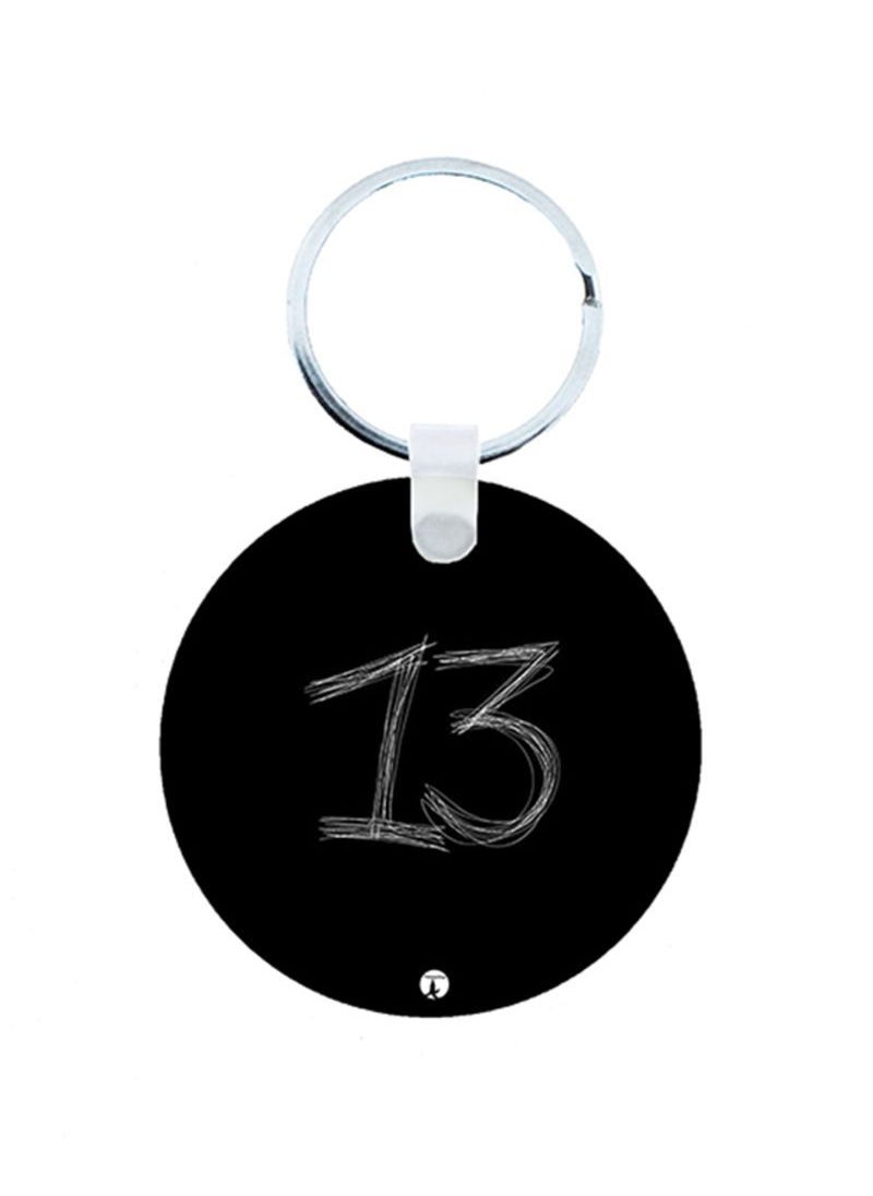 RKN Number 13 Wooden Keychain 