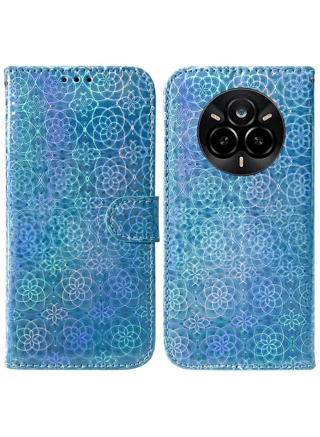 S-TOP Case For Realme 14 Pro Colorful Magnetic Buckle Leather Phone Case - Image 1