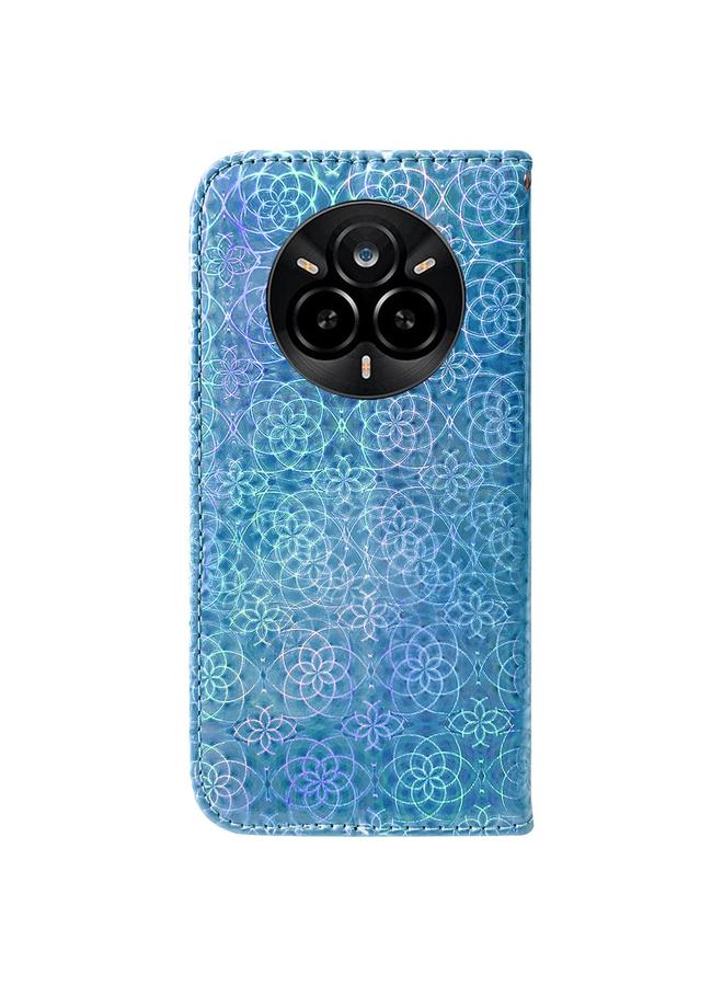 S-TOP Case For Realme 14 Pro Colorful Magnetic Buckle Leather Phone Case - Image 3