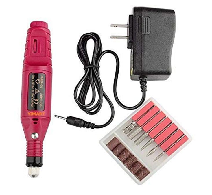 Electric Nail Drill Machine 20000 RPM Professional Nail Drills for Acrylic Nails Gel Efile Nail File for Salon and Home Beginners DIY Use small drill - Image 1