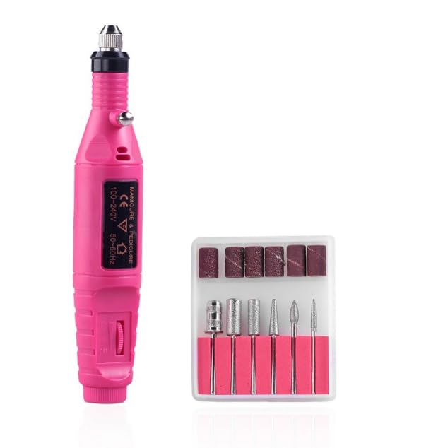 Electric Nail Drill Machine 20000 RPM Professional Nail Drills for Acrylic Nails Gel Efile Nail File for Salon and Home Beginners DIY Use small drill - Image 2