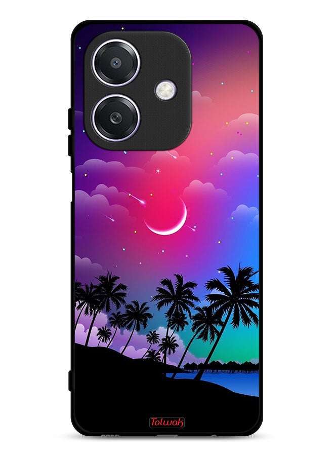 Tolwak Oppo A3x 5G Protective Case Cover Moon In Night Art - Image 1