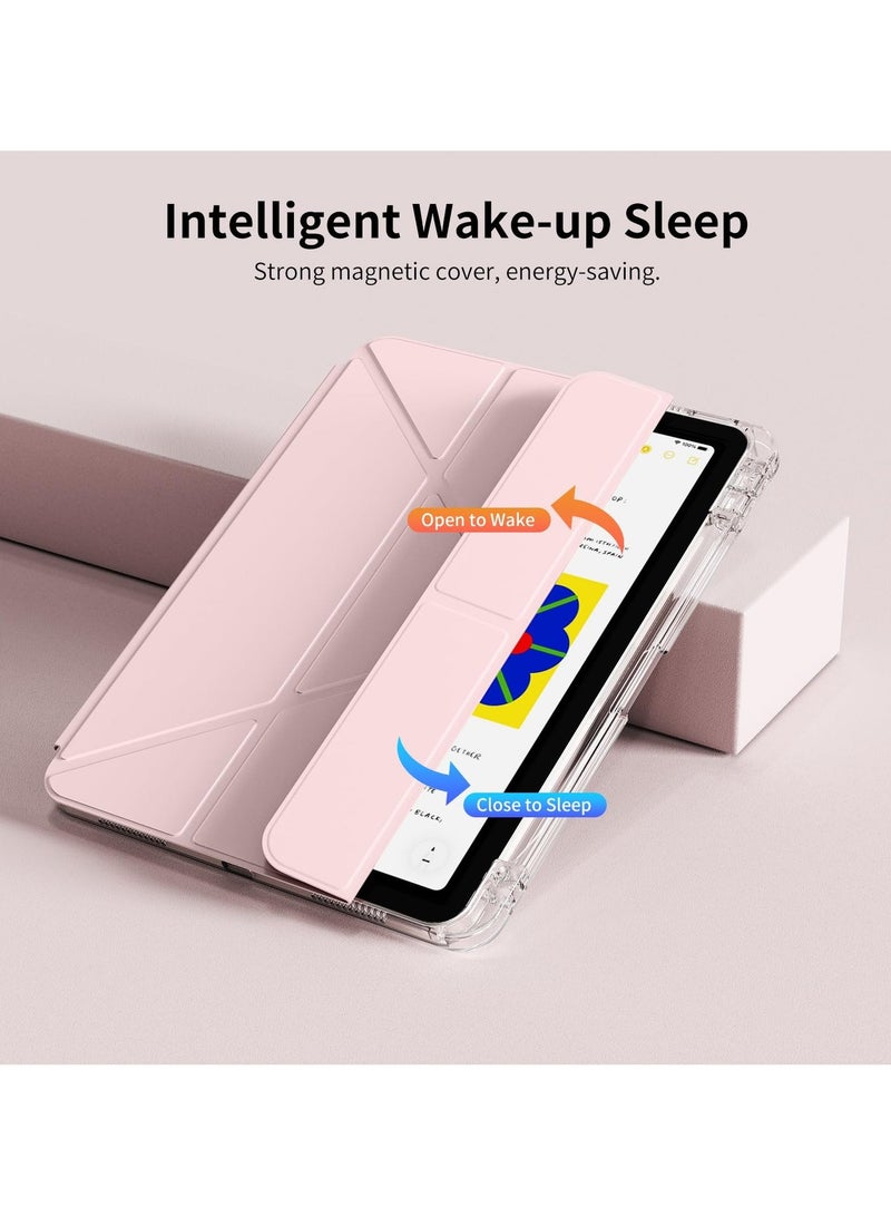 Case for HUAWEI MatePad 11.5 inch/Air 11.5 inch/11.5S 11.5inch， Triple Fold Y-shaped Design, Multi Angle, Leather Tablet Cover With Pen Slot, Automatic Wake-up/sleep,Pink - Image 2