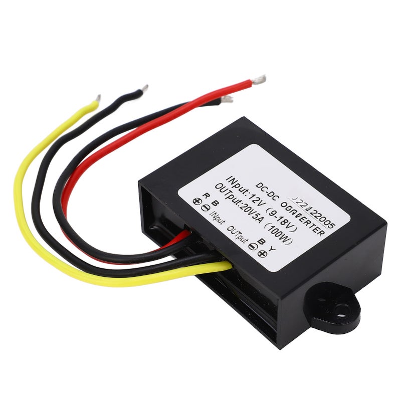 DC Boost Module High Efficiency Voltage Converter Module with Plastic Housing 12V to 20V 5A - Image 5