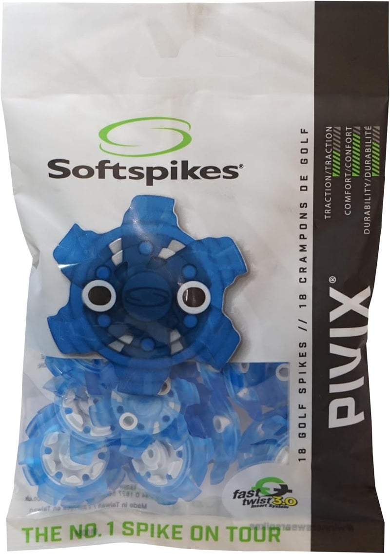 SOFTSPIKES PiViX Golf Cleats - Fast Twist 3.0-18 Count - Image 1