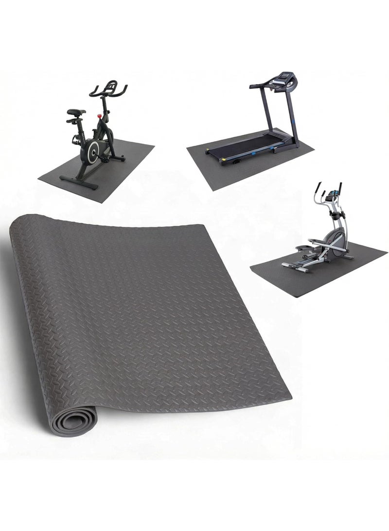 DBLEW Treadmill Mat, Roll-Up Shock-Absorbing and Noise-Reducing Floor Protection Mat - Image 1