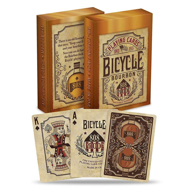 Bicycle Bourbon Playing Cards Brown' - Image 2