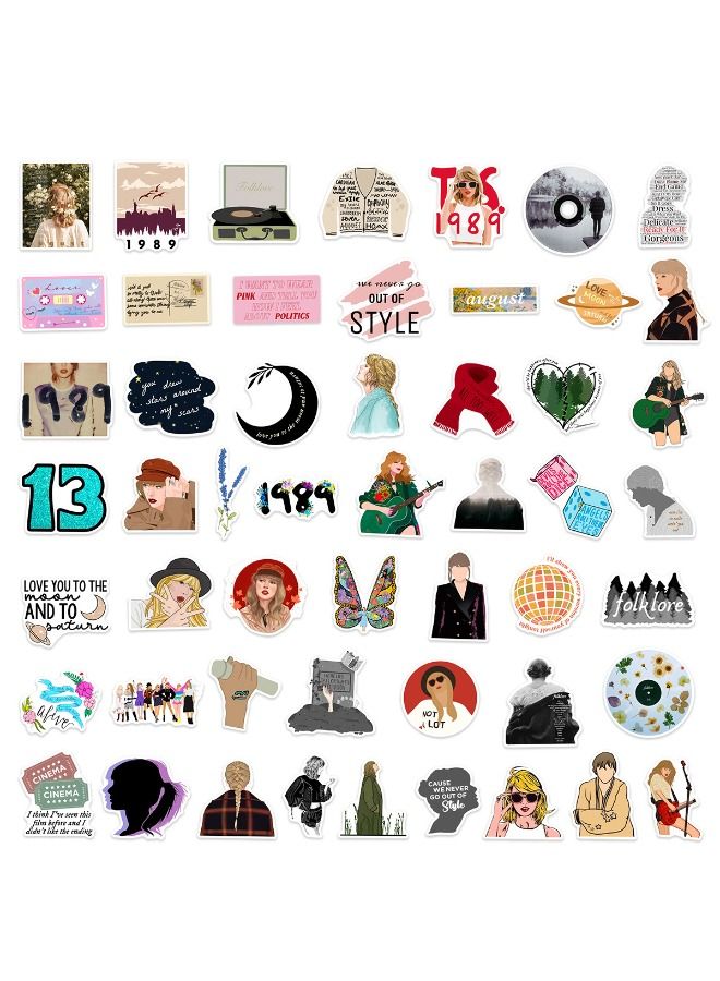 50PCS Taylor Swift Stickers, Legendary Singer Sticker, Waterproof Stickers for Laptop,Skateboard, Water Bottles,Computer,Phone,Guitar, Stickers for Kids Teens Adult - Image 3