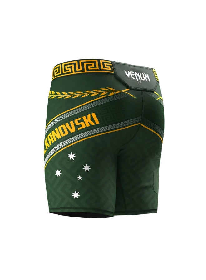 VENUM MENS UFC UNRIVALED BY VENUM ALEXANDER VOLKANOVSKI VALE TUDO SHORT GREEN - Image 3