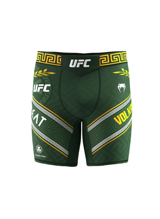 VENUM MENS UFC UNRIVALED BY VENUM ALEXANDER VOLKANOVSKI VALE TUDO SHORT GREEN - Image 1