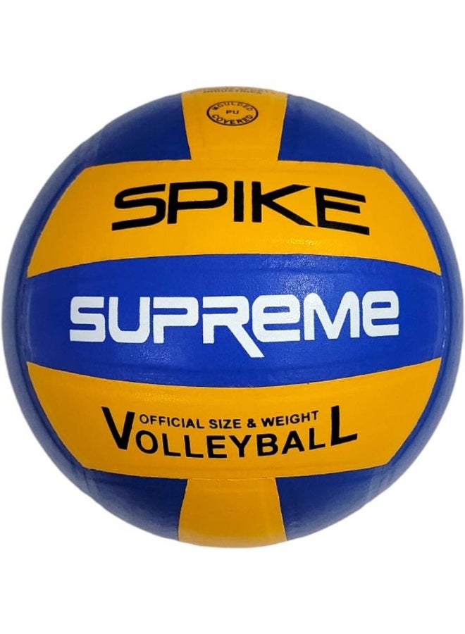 SUPREME Supreme Spike Volleyball - Size: 4  (Standard, Pack of 1, Yellow, Blue) - Image 3