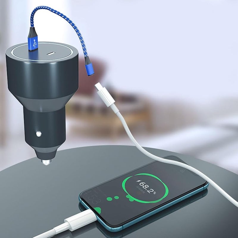 Black USB 2.0 Male to Female Type C Adapter Extension Cable for Laptop PC Phone Charger Data Transfer - Image 4