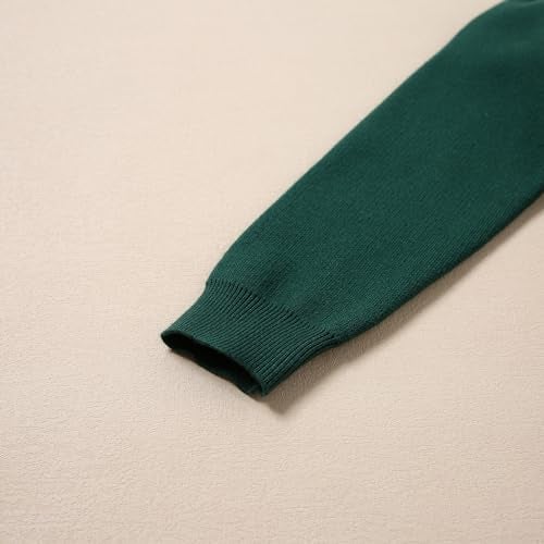 CARETOO Toddler Baby Boys Sweater Christmas Knitted Red Green Pullover Sweatshirt Long Sleeve Crew Neck Tops Fall Winter Clothes(Green 18-24M) - Image 2