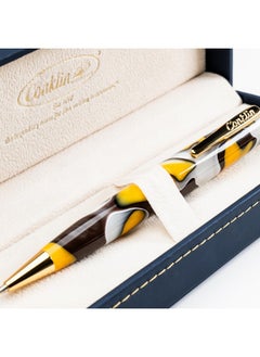 All American Ballpoint Pen In Yellowstone - Unique Yellow, Brown & White Design - Ideal Gift For Professionals & Pen Enthusiasts - pzsku/Z99EC7F97DA6CAE47746DZ/45/_/1731926380/044d3669-df63-4695-9feb-06a7bc755440