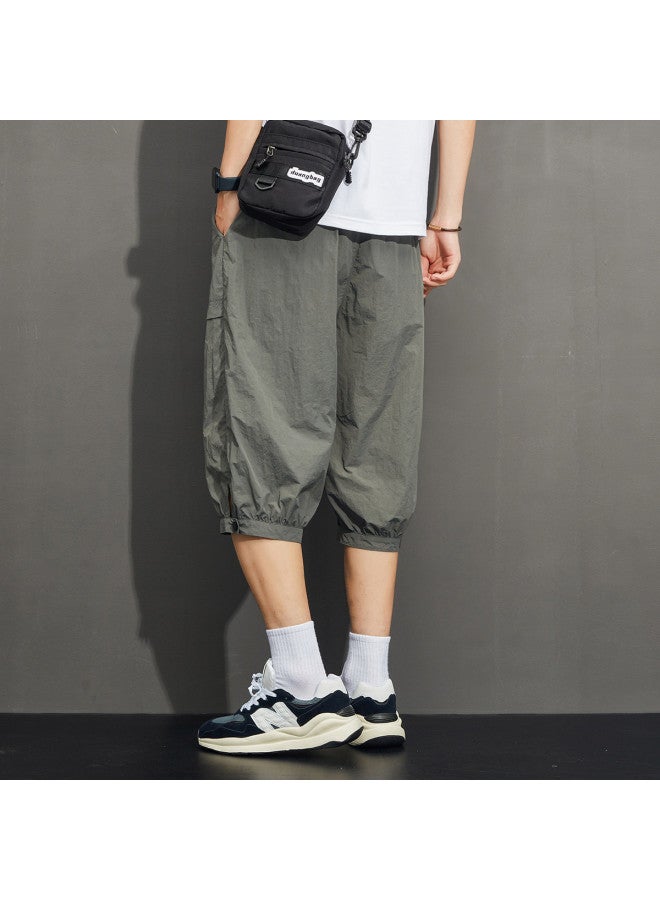 FOLUNSI 2024 Summer Men's Casual Trousers - Breathable, Comfortable Nano-wrinkle Versatile Mid-length Shorts - Image 3