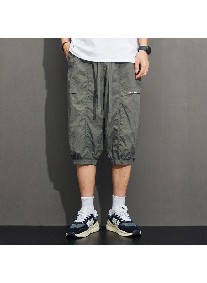 FOLUNSI 2024 Summer Men's Casual Trousers - Breathable, Comfortable Nano-wrinkle Versatile Mid-length Shorts - Image 4