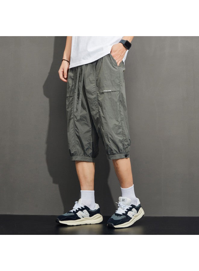 FOLUNSI 2024 Summer Men's Casual Trousers - Breathable, Comfortable Nano-wrinkle Versatile Mid-length Shorts - Image 5