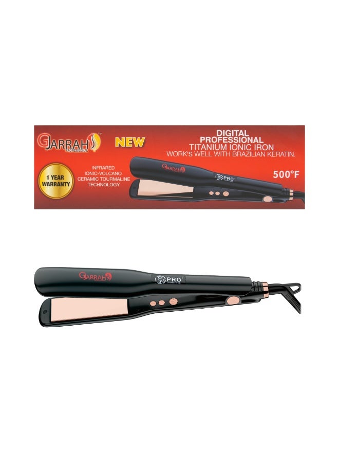Gjarrah Professional Wide Ceramic Hair Straightener – FL-1024 - Image 4