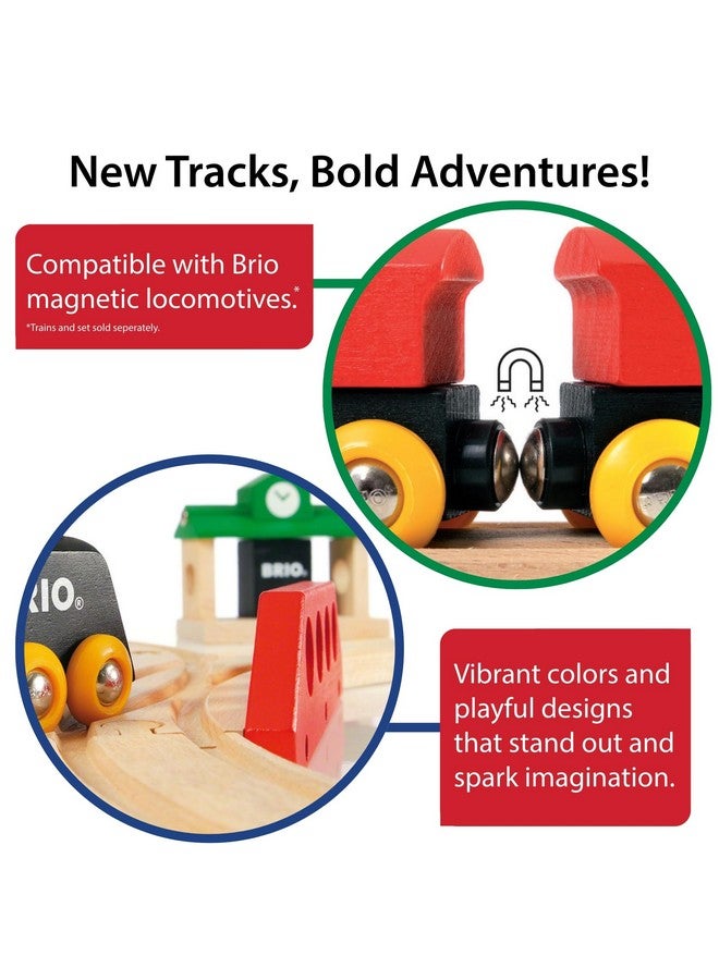 Brio BRIO World Special Track Pack - 50-Piece Set - FSC-Certified Wooden Train Track Pieces - Expand Creativity - Compatible with All BRIO Railway Sets - Kids Ages 3 & Up  - Image 3