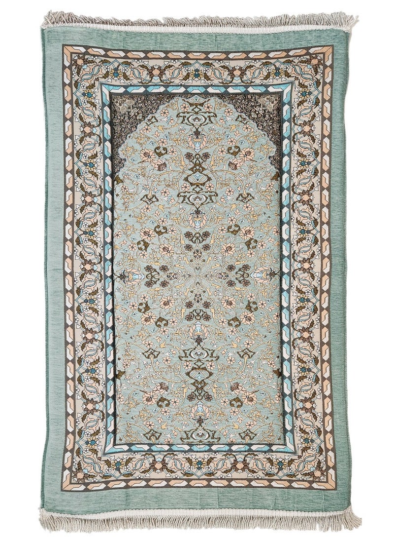 Museum Museum Large Size Memory Foam Prayer Mat. Comfortable Prayer Rug. Elegant Essential Design Sajadah with Foam-Golden 4  - Image 1