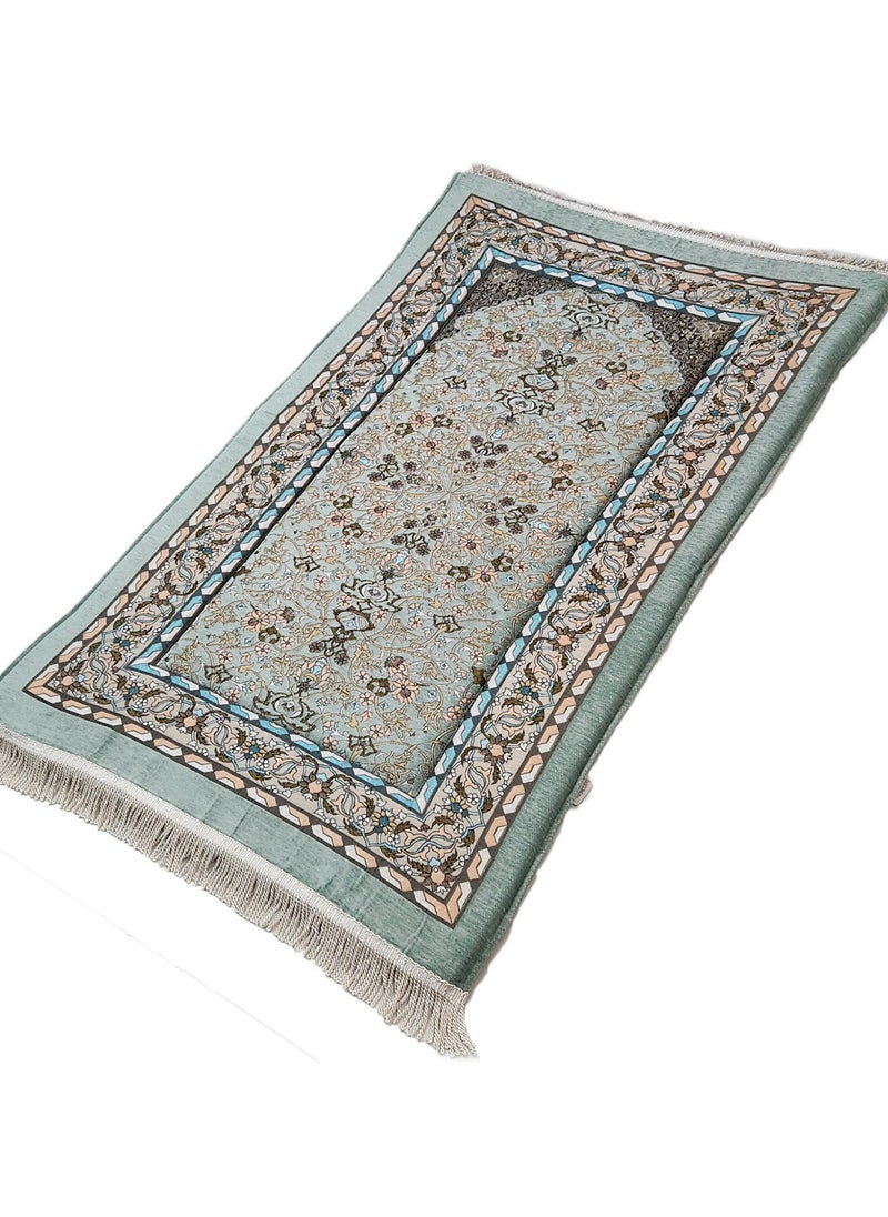 Museum Museum Large Size Memory Foam Prayer Mat. Comfortable Prayer Rug. Elegant Essential Design Sajadah with Foam-Golden 4  - Image 2