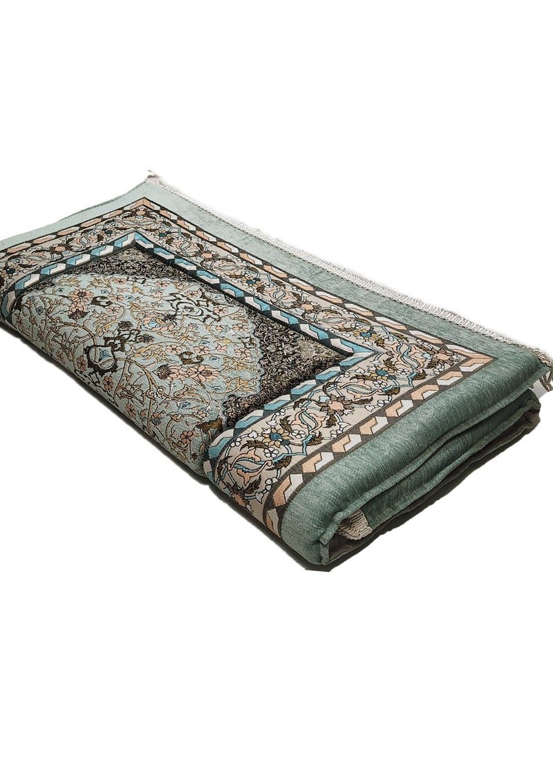 Museum Museum Large Size Memory Foam Prayer Mat. Comfortable Prayer Rug. Elegant Essential Design Sajadah with Foam-Golden 4  - Image 3