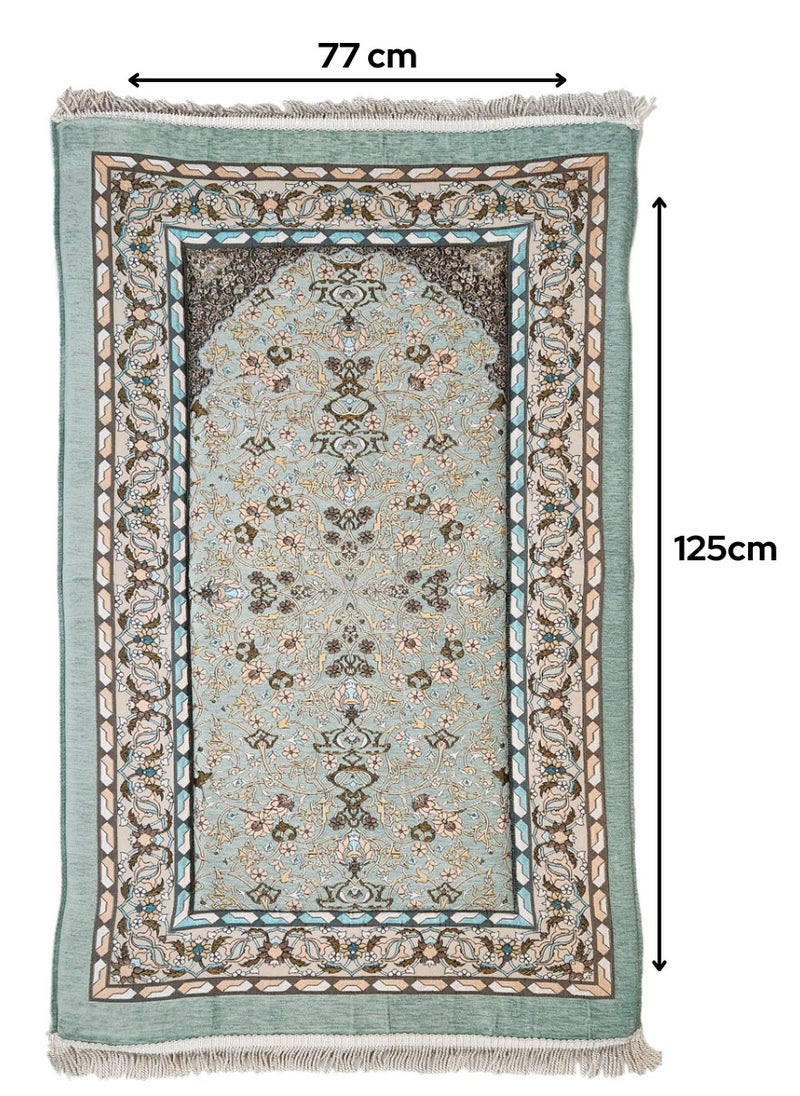 Museum Museum Large Size Memory Foam Prayer Mat. Comfortable Prayer Rug. Elegant Essential Design Sajadah with Foam-Golden 4  - Image 4
