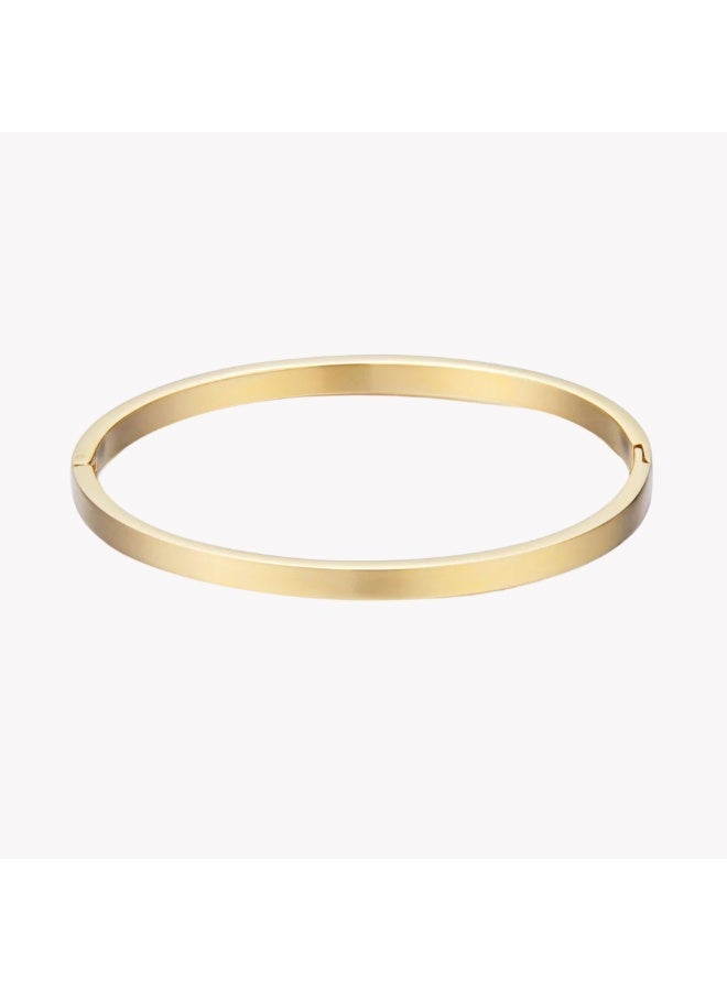 زنك سوار زينك النسائي من الفولاذ المقاوم للصدأ الذهبي | ZFBR002GS - Image 2