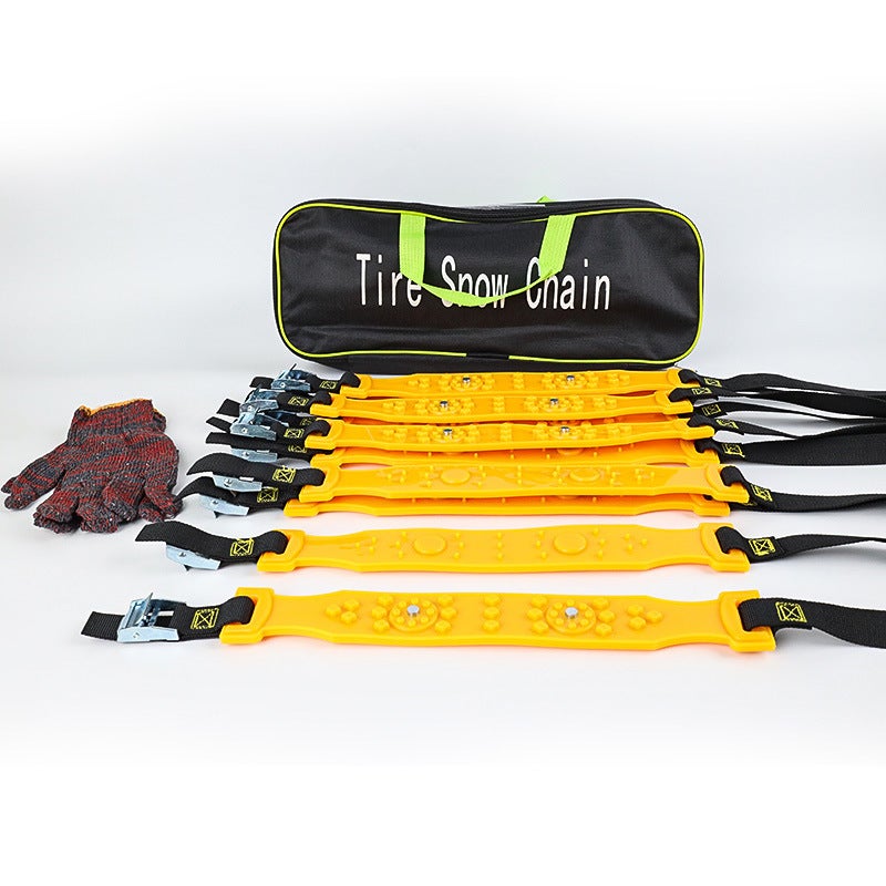 سلسلة ثلجية عريضة للإطارات للسيارات سلسلة ثلجية عالمية سميكة من لحم البقر سلسلة هروب الإطارات مستلزمات السيارات - Image 4