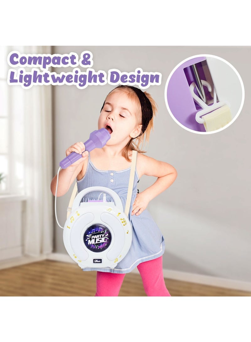 Zikra Kids Karaoke Machine with 2 Microphones, Karaoke Machine for Kids Age 4-12, Play Microphone for Kids Ages 3-5, Toddler Microphones Toy for Singing, Great Birthday Gift for Boys, Girls - Image 5