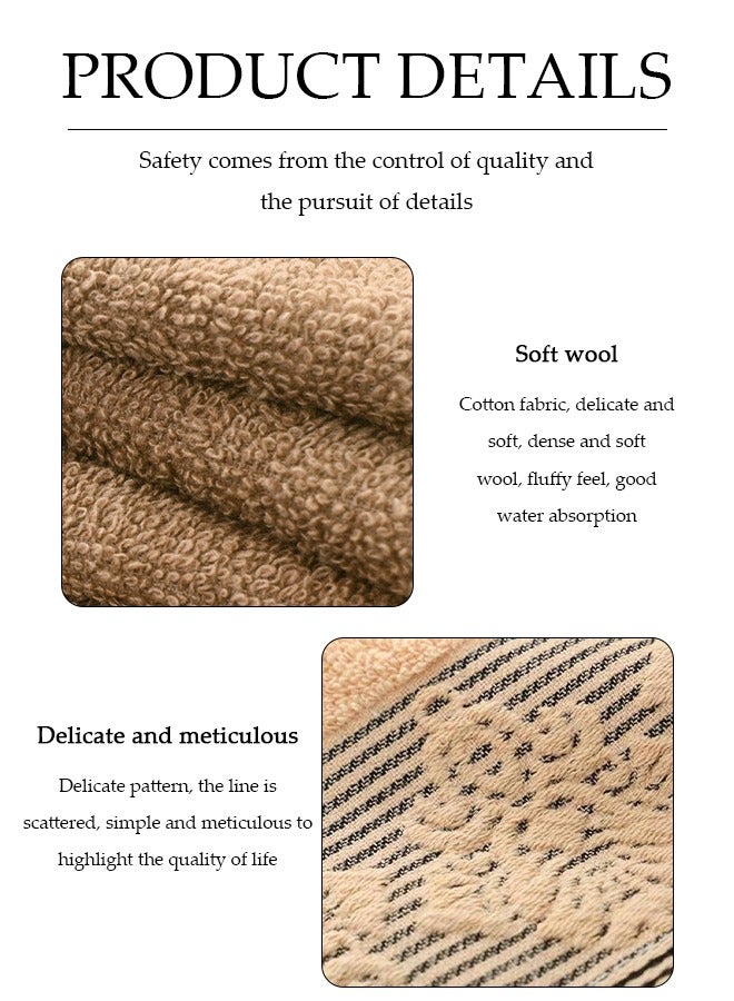 100% Combed Cotton Hand Towels - Quick Dry Highly Absorbent Hand Towel - Thick Soft Hotel Quality Towels for Hand And Spa 34*73cm  - Image 5