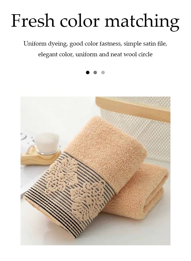100% Combed Cotton Hand Towels - Quick Dry Highly Absorbent Hand Towel - Thick Soft Hotel Quality Towels for Hand And Spa 34*73cm  - Image 4