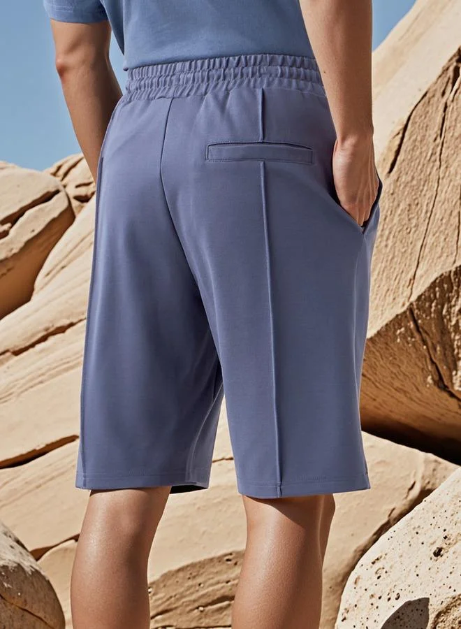 Kappa Kappa Panelled Shorts with Drawstring Closure and Pockets
