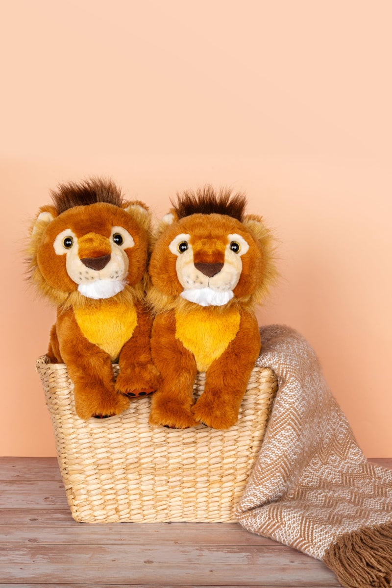Fahlo Tracking Plush | Includes 12" Plush, Interactive 3D Tracking Map, and Wildlife Conservation Support | Eco-Friendly & Safe for All Ages | (Lion) - Image 4