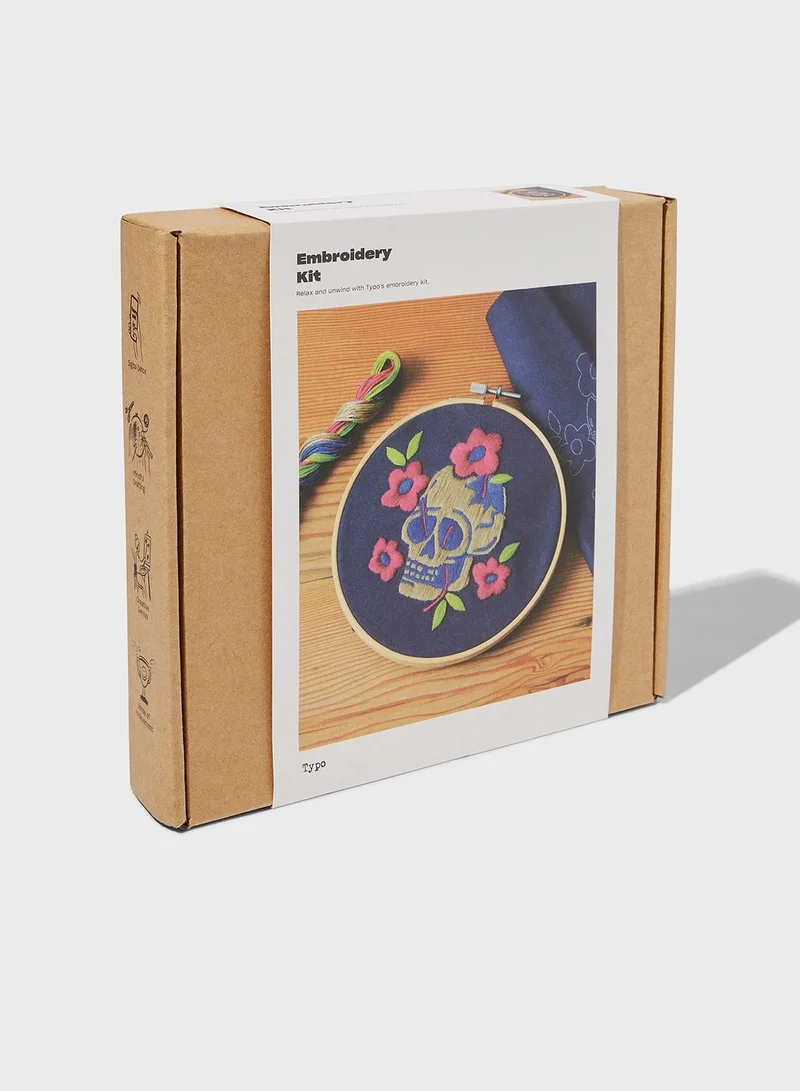 Typo Diy Embroidery Kit