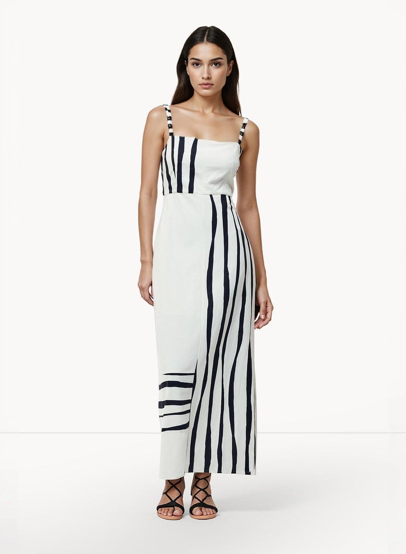 فرنش كونكشن فستان جينيفيف أرييت ميدي - Image 4