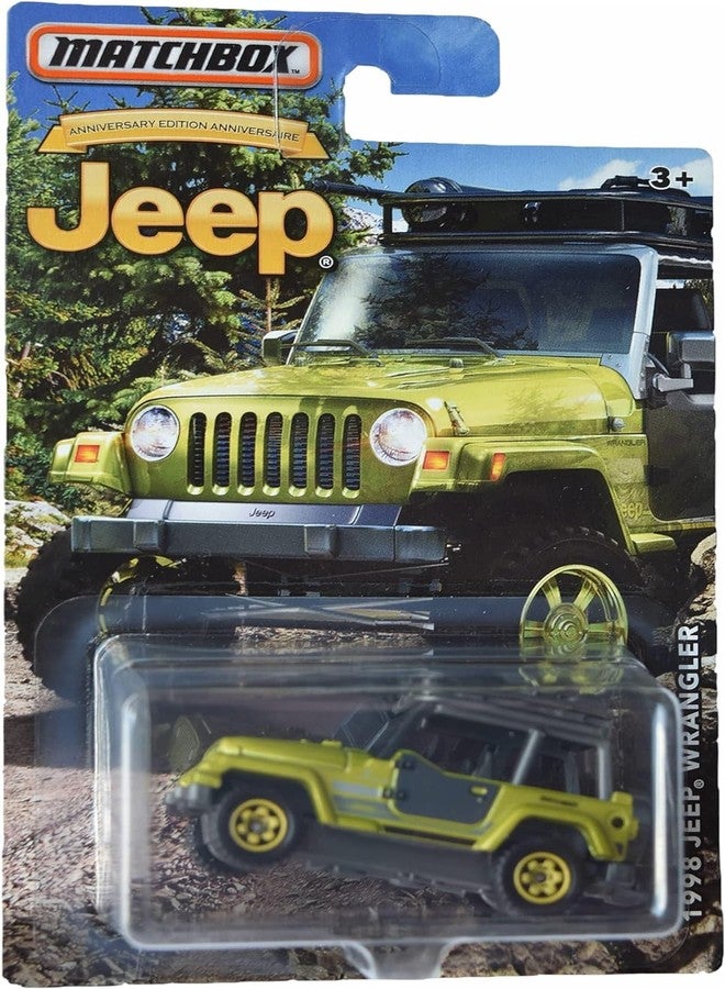 Matchbox 1998 Jeeps Wrangler, Green