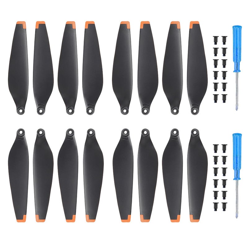 VEALONO 16Pcs Mini 3 Propellers Replacement Blades Props for DJI Mini 3 Drone Spare Airscrew Parts Low Noise Airscrew Blades - Image 2