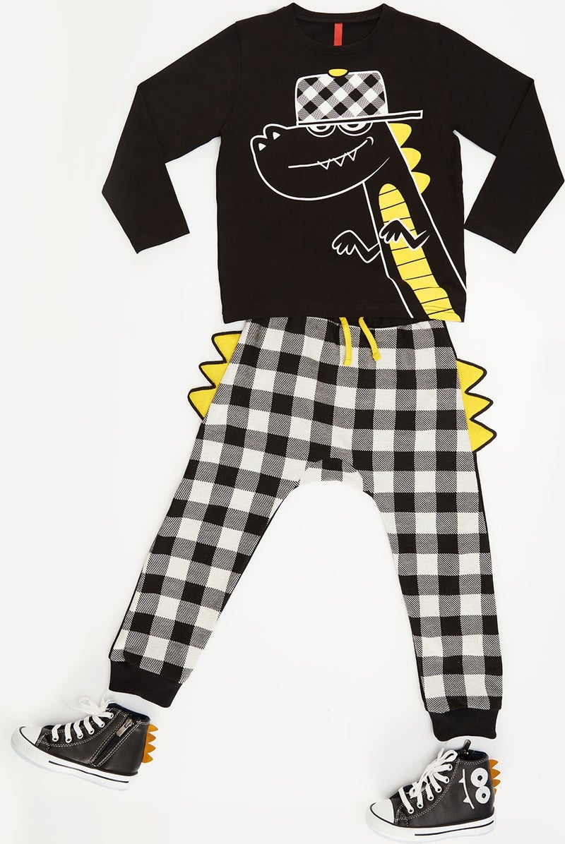 Denokids Rap Dino Boy Trouser Set  - Image 4