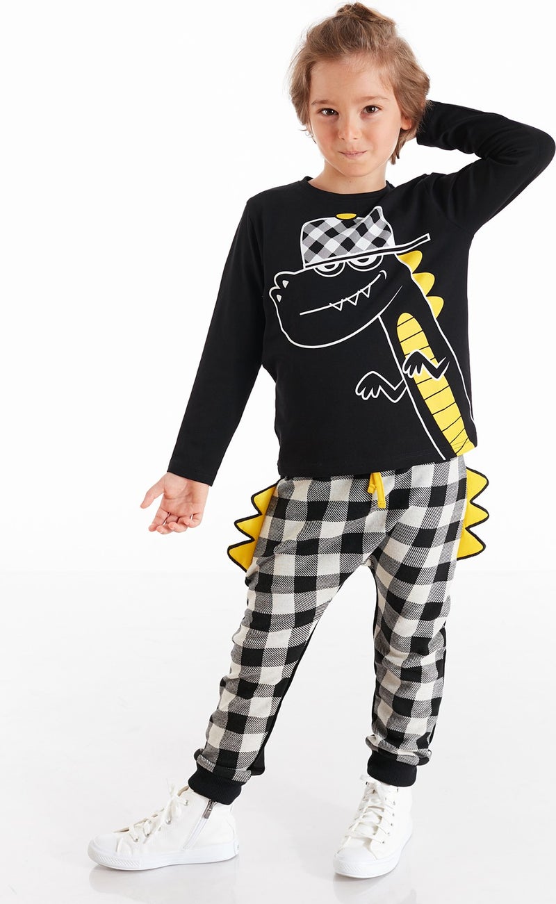 Denokids Rap Dino Boy Trouser Set  - Image 1
