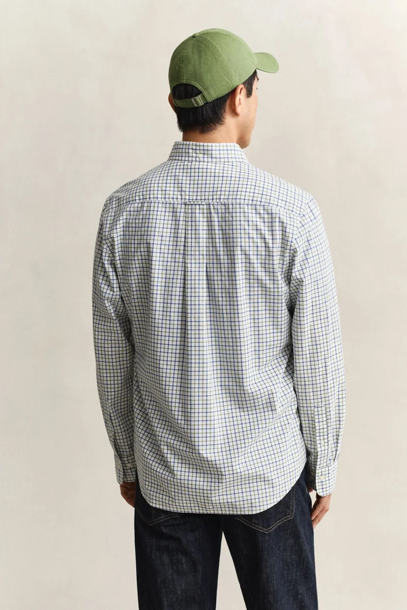 GANT  Regular Classic Poplin Check for Men | Best Price UAE